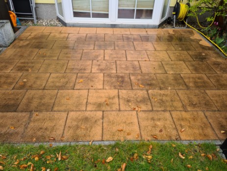 Gewebplatten orange vorher