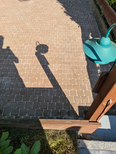 Lauenburger Altstadtpflaster von Unkraut befreien nachher
